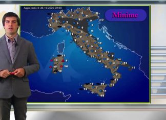 Le previsioni meteo di oggi 28 ottobre 2020