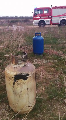 Inquietante avvertimento nei campi: bombole e diavolina davanti alla masseria per farla esplodere - Corriere Salentino