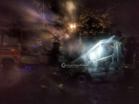 Rogo nella ditta di autonoleggio, quattro mezzi in fiamme: indagini in corso - Corriere Salentino