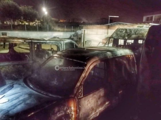 Rogo nella ditta di autonoleggio, quattro mezzi in fiamme: indagini in corso - Corriere Salentino
