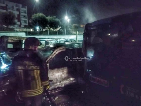 Rogo nella ditta di autonoleggio, quattro mezzi in fiamme: indagini in corso - Corriere Salentino