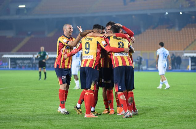 Prima vittoria in casa per i giallorossi, 3-1 sul Pescara di Oddo - Corriere Salentino