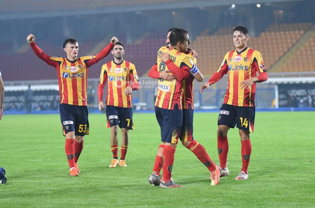 Prima vittoria in casa per i giallorossi, 3-1 sul Pescara di Oddo - Corriere Salentino