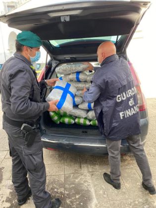 Dal Modenese al Salento con 76 chili di marijuana nel bagagliaio: fermato corriere - Corriere Salentino