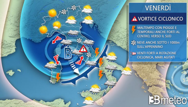 3Bmeteo.com: “Assaggio d'inverno: in arrivo maltempo e freddo" - Corriere Salentino