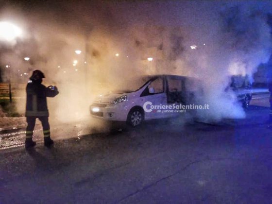 Nuovo raid contro i mezzi di una ditta di noleggio auto, bruciati nella notte altri due furgoni - Corriere Salentino