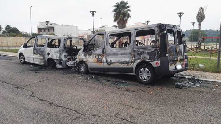 Nuovo raid contro i mezzi di una ditta di noleggio auto, bruciati nella notte altri due furgoni - Corriere Salentino