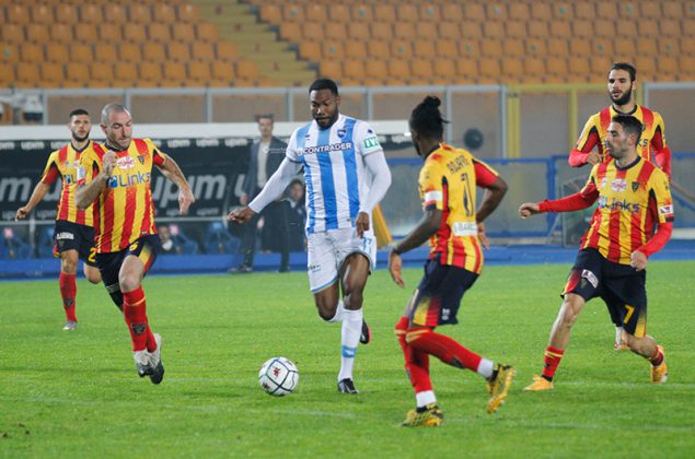 Prima vittoria in casa per i giallorossi, 3-1 sul Pescara di Oddo - Corriere Salentino