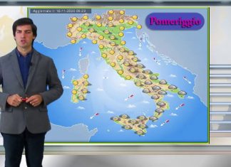 Le previsioni meteo di oggi 18 novembre 2020