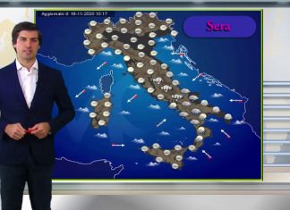 Le previsioni meteo di oggi 20 novembre 2020
