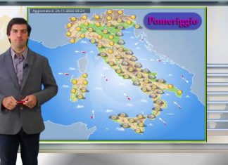 Le previsioni meteo di oggi 26 novembre 2020