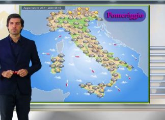 Le previsioni meteo del weekend