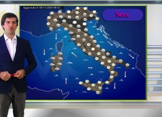 Le previsioni meteo di oggi 11 novembre 2020