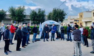 Il Movimento Regione Salento presidia l’ospedale di Galatina: “Vogliamo risposte” - Corriere Salentino