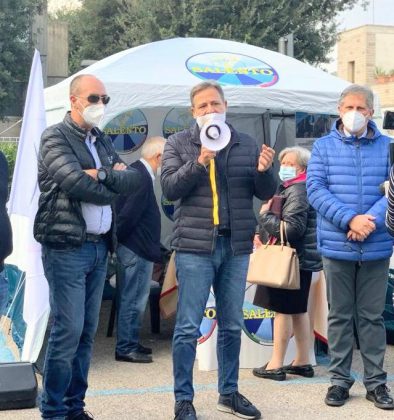 Il Movimento Regione Salento presidia l’ospedale di Galatina: “Vogliamo risposte” - Corriere Salentino