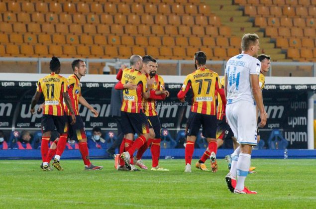 Prima vittoria in casa per i giallorossi, 3-1 sul Pescara di Oddo - Corriere Salentino