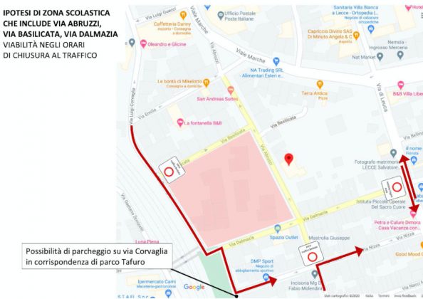 Via Abruzzi, una nuova mobilità nei pressi dell'I.C. "Ammirato Falcone" - Corriere Salentino