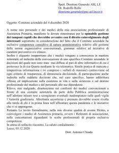 Tamponi affidati ai medici di base? Programma difficile da realizzare: la denuncia del dott. Chiodo - Corriere Salentino