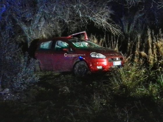 Fuori strada con l'auto, violento schianto contro un albero: due feriti in ospedale - Corriere Salentino