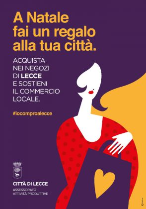 "A Natale fai un regalo alla tua città", al via la campagna di comunicazione a sostegno del commercio cittadino - Corriere Salentino