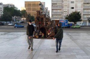 Approda alla 167 di Lecce il presepe in stile Settecento napoletano donato dalla Regione Campania - Corriere Salentino