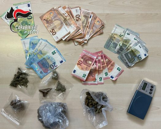 Marijuana, hashish e cocaina per lo spaccio: scattano due arresti tra Lecce e Maglie - Corriere Salentino