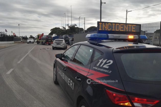 Tamponamento a catena sulla 275, tre auto coinvolte e un ferito: medico in ospedale con la gamba fratturata - Corriere Salentino