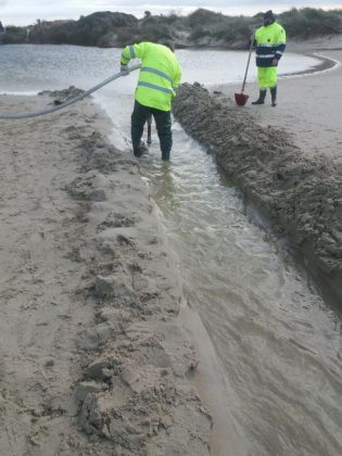 Torre Chianca, il bacino dell’Idume torna in sicurezza grazie all’intervento della Protezione civile - Corriere Salentino