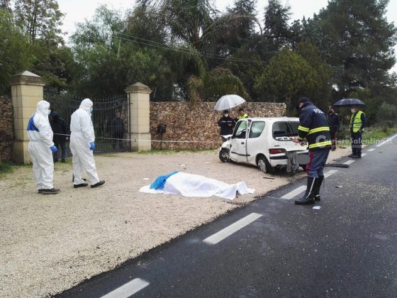 Tragedia alle porte di Galatina, perde il controllo del mezzo e finisce contro un muro: muore 88enne - Corriere Salentino