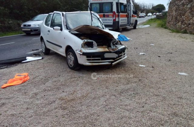 Tragedia alle porte di Galatina, perde il controllo del mezzo e finisce contro un muro: muore 88enne - Corriere Salentino