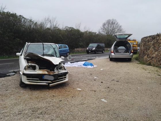 Tragedia alle porte di Galatina, perde il controllo del mezzo e finisce contro un muro: muore 88enne - Corriere Salentino