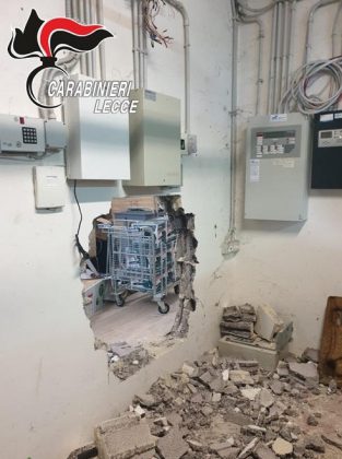 "Banda del buco" nel centro commerciale: razzìa di merce, casseforti ripulite. Bottino ingente - Corriere Salentino