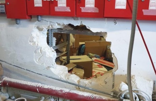 "Banda del buco" nel centro commerciale: razzìa di merce, casseforti ripulite. Bottino ingente - Corriere Salentino