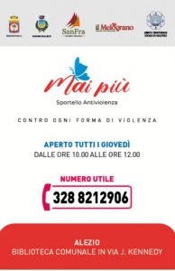 Inaugurato lo Sportello Antiviolenza “Mai Più!” nel Comune di Alezio - Corriere Salentino