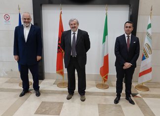 Edi Rama, Di Maio ed Emiliano per il trentennale dell’emigrazione albanese