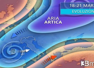 3bmeteo.com: “Colpo di coda dell’inverno, in arrivo vento e freddo”