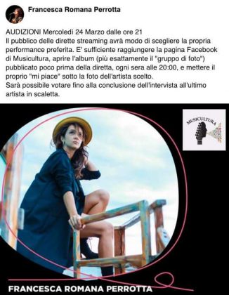 Tutto il Salento tifa Francesca Romana Perrotta, per la quarta volta in corsa per il prestigioso premio Musicultura - Corriere Salentino