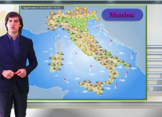 Le previsioni meteo di oggi 24 marzo 2021