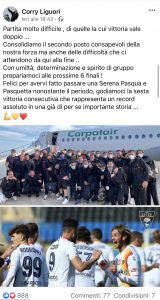 Liguori: “Altre sei finali con tutta la forza che abbiamo” - Corriere Salentino