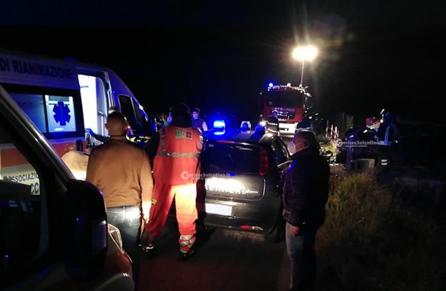 Tragico schianto tra auto: muore pensionata 75enne. Quattro i feriti - Corriere Salentino