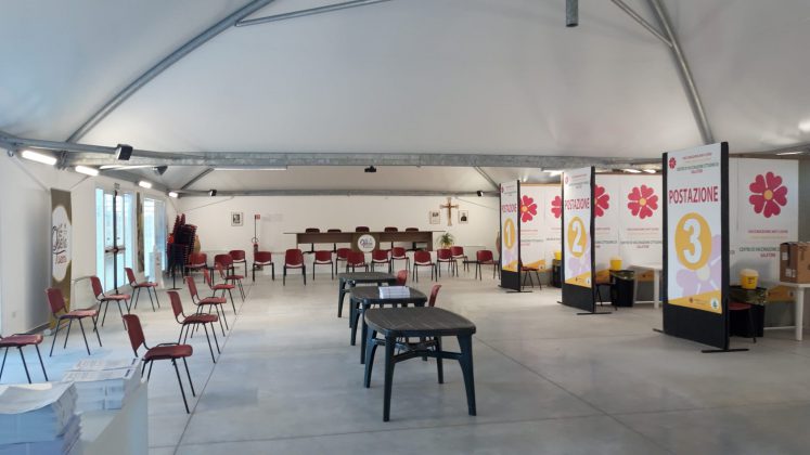 A Galatone una due giorni di vaccinazioni anti-Covid. Allestito in meno di 24 ore il Punto vaccinale - Corriere Salentino