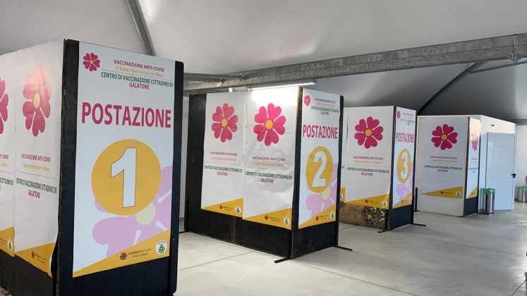 A Galatone una due giorni di vaccinazioni anti-Covid. Allestito in meno di 24 ore il Punto vaccinale - Corriere Salentino