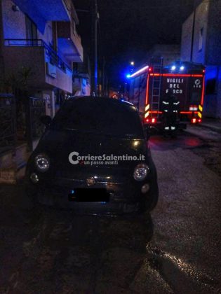 Diavolina per incendiare l’auto di un 39enne: raid in serata a Casarano, indagini in corso - Corriere Salentino