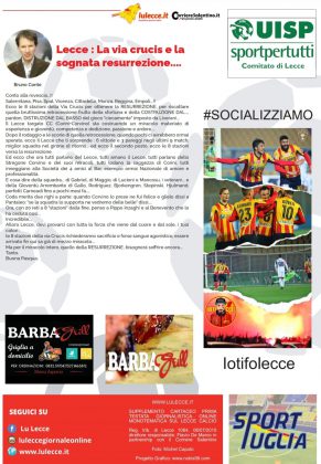 Otto finali per il nostro Lecce - Corriere Salentino
