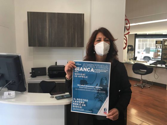 Manifestazione “bianca” delle imprese del benessere: anche nel Salento porte aperte per protesta - Corriere Salentino