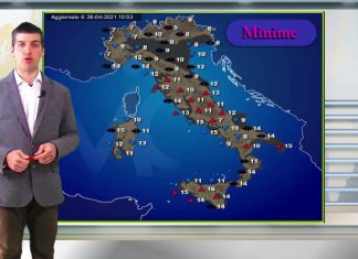 Le previsioni meteo di oggi 28 aprile 2021