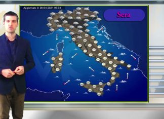 Le previsioni meteo di oggi 30 aprile 2021