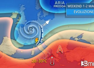 3bmeteo.com: “Italia divisa tra maltempo e caldo africano fino al weekend”