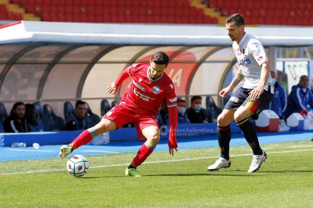 Frenata dei giallorossi, contro la Spal finisce 1-2 al Via del Mare - Corriere Salentino