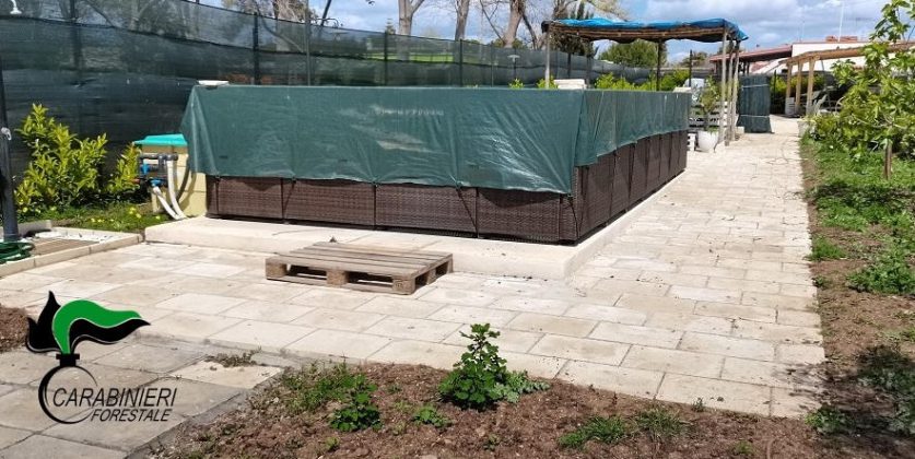 Lavori edili abusivi e smaltimento illecito di rifiuti, i Forestali denunciano quattro persone - Corriere Salentino